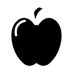 fruit is good for the heart solid icon style