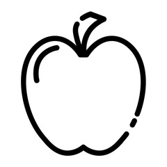  fruit is good for the heart cutline icon style