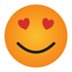 in love face expression icon 