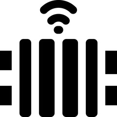 heater icon. vector glyph icon for your website, mobile, presentation, and logo design.