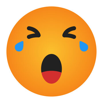 crying face expression icon 