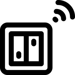 smart switch icon. vector line icon for your website, mobile, presentation, and logo design.