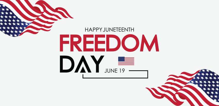Juneteenth Freedom Celebration Vector Artwork to Honor the Historic Day