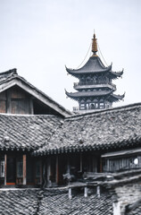 Beautiful landscape of China acient town Wuzhen