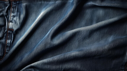 Naklejka premium Explore the texture of denim jeans with this highresolution image, showcasing rugged durability and classic mens fashion in intricate detail.