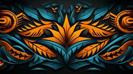 Unique abstract Kente design with intricate motifs  ethnic inspiration in a modern style.