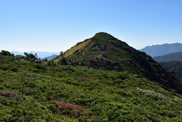 Fototapeta premium Mount. Shibutsu, Oze, Gunma, Japan
