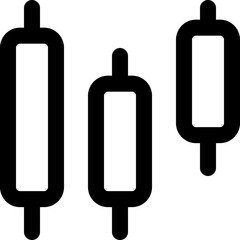 bar chart icon. vector line icon for your website, mobile, presentation, and logo design.