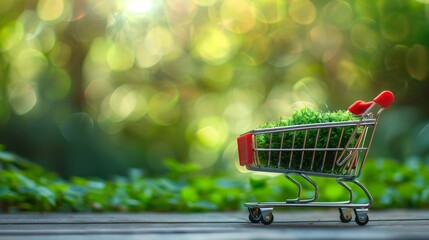 Shopping cart icon template, customizable shopping cart image. E-commerce shopping cart design, online store product selection.