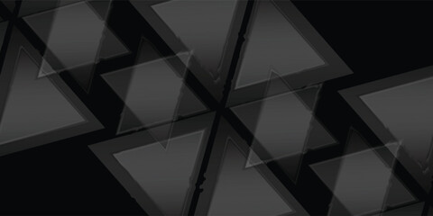 Black polygonal pattern for banners, banners for sale day, black Friday.