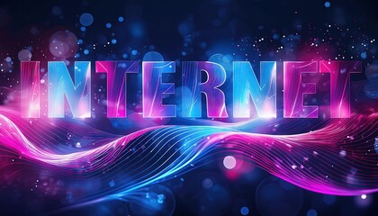 Modern Digital Internet Network Concept