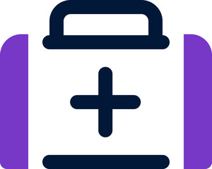 Obraz premium first aid icon. vector dual tone icon for your website, mobile, presentation, and logo design.