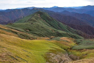 Climbing  Mount Makihata, Niigata, Japan