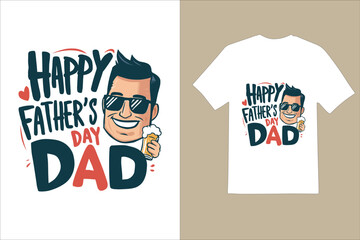Happy father day T shirt design