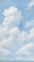 Fototapeta premium blue sky in summer