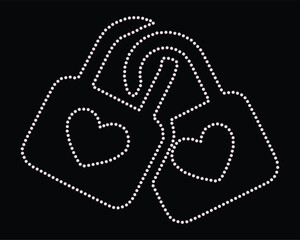 Rhinestone t-shirt design 29.eps