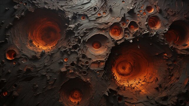 burnt holes on ehite background