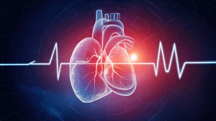 Simulation of the heart's function and electrocardiogram.