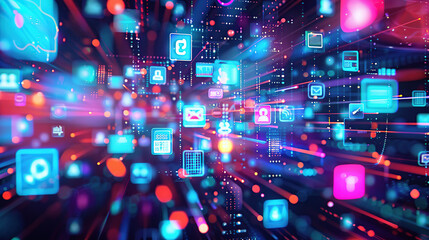 The concept of digital content, a social network service, streaming video, and NFT, which is a non-fungible token.