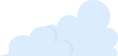 하늘 위에 떠 있는 구름
