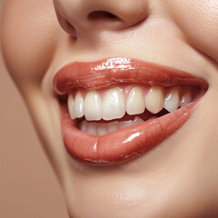 close up of a mouth with a smile