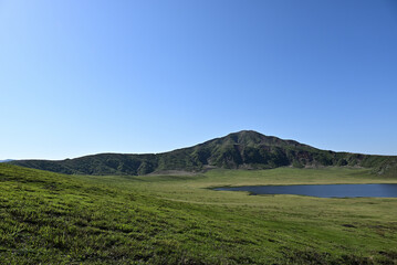 Great view of Kusa-senri, Aso, Kumamoto