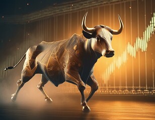 株式チャート　ブル相場