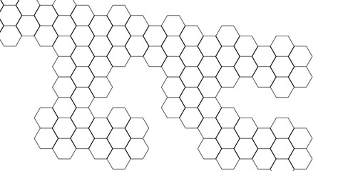 Abstract background with lines. Modern simple style hexagonal graphic concept. Background with hexagons