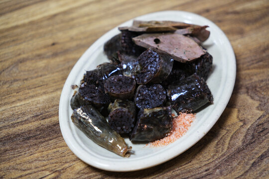 Korean sundae, blood sausage in Korean cuisine