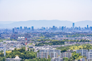 Urban landscape of Osaka