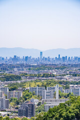Urban landscape of Osaka