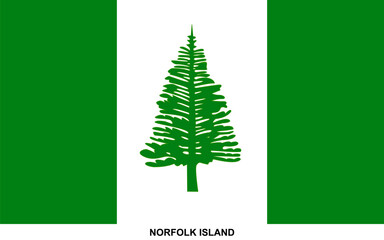 Flag of NORFOLK ISLAND, NORFOLK ISLAND national flag