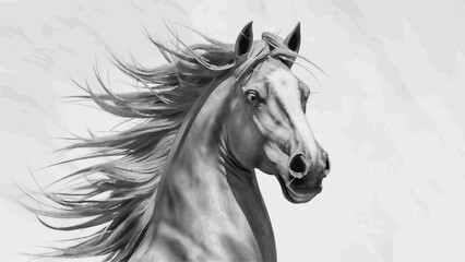 horse head silhouette