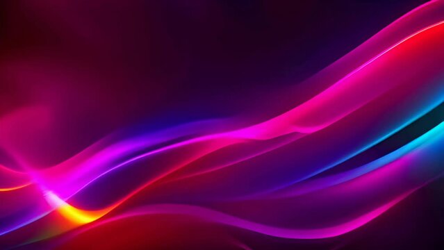 抽象的でカラフルな光. Abstract and Colorful Light. AI generated.