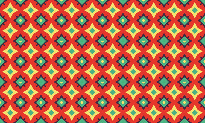 Obraz premium Grunge Design Geometric Shapes Seamless Pattern for Wallpaper Background