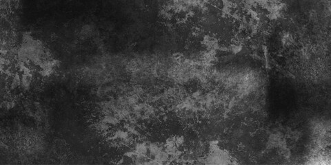 Fototapeta premium Black and white stain old concrete texture grunge paper texture overlay isolated decorative vintage background.