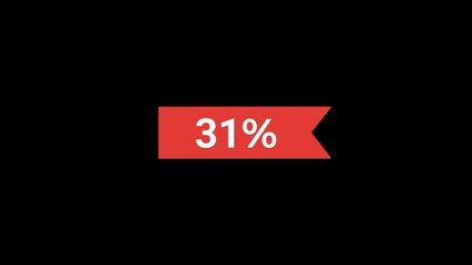 31 Percent Price Label Animation