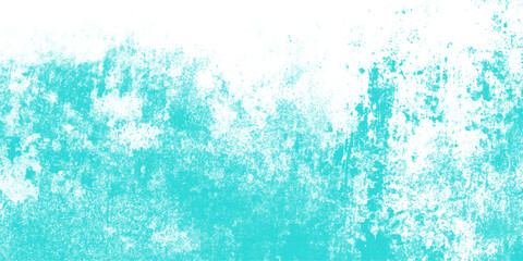 Cyan old stain concrete wall texture overlay isolated grunge vintage vector abstract background.