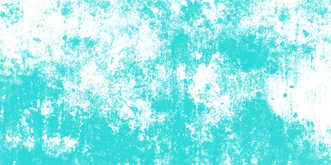 Cyan old stain concrete wall texture overlay isolated grunge vintage vector abstract background.