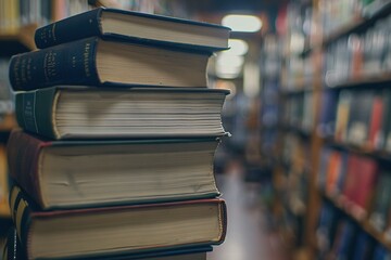 books in library
