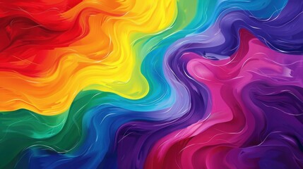 Fototapeta premium LGBT,Pride Month, Pride Day, Rainbow Colored Background