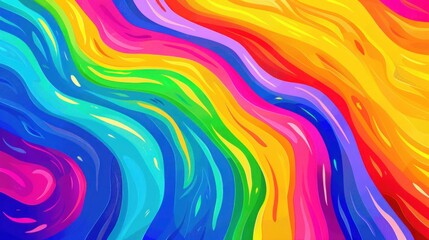 Obraz premium LGBT,Pride Month, Pride Day, Rainbow Colored Background