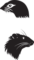 Mole Black silhouette icon