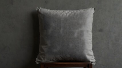 The understated sophistication and versatility of a subject on a solid grey canvas ai_generated