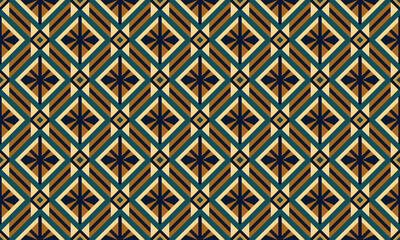 Art Deco Design Geometric Shapes Seamless Pattern for Wallpaper Backgroun