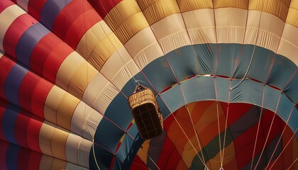Obraz premium Up, Up, and Away: The Spectacular Hot Air Balloon Exhibition in Aranjuez, Madrid