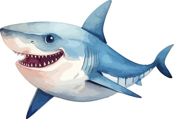 Shark clipart design illustration