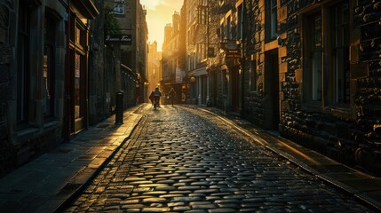 Fototapeta premium narrow street