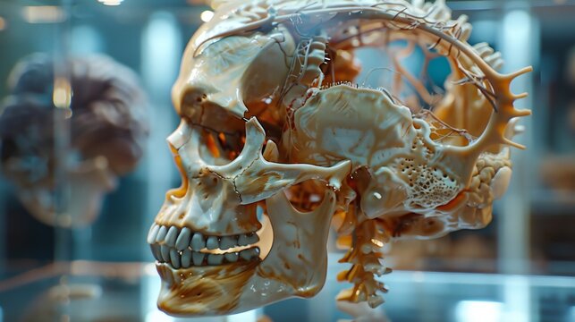The sagittal suture separates the two parietal bones.