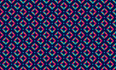 Brutalist Design Geometric Shapes Seamless Pattern for Wallpaper Background